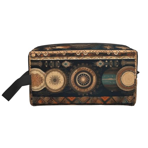 Wolf Under Moon tragbare große Kapazität Reise-Kulturbeutel (Druckmodelle) wasserdichte Make-up-Aufbewahrungstasche für Männer und Frauen für Geschäftsreisen, Fitness, Badezimmer, tägliche von MMSJSBVY