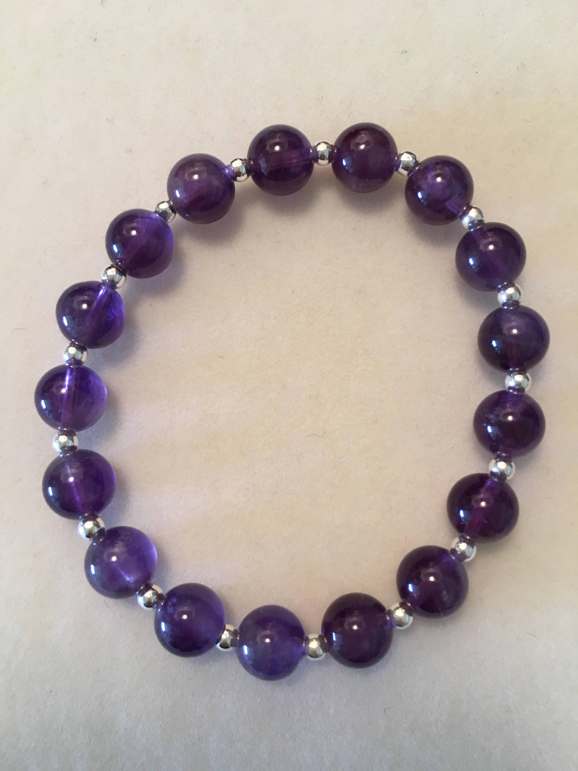 Amethyst Und Silber Armband Amethyst Und Silber Armband von MMStudioM