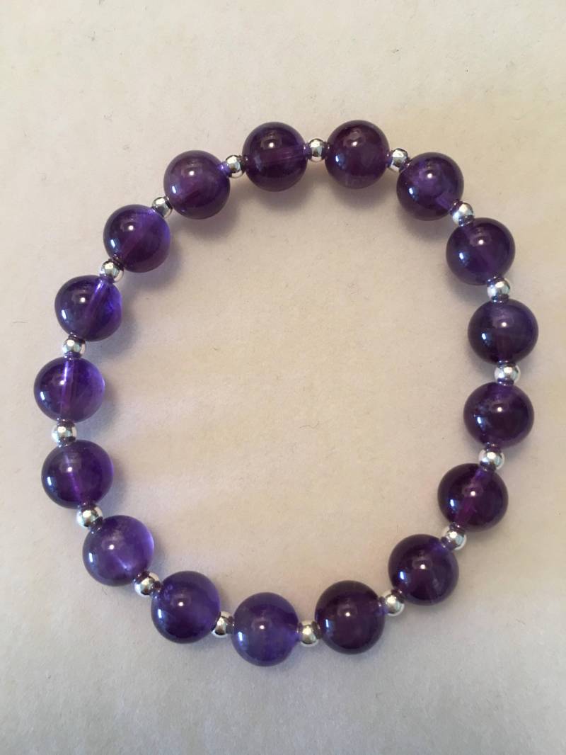 Amethyst Und Silber Armband von MMStudioM