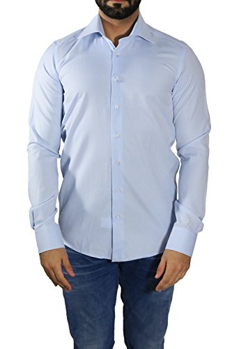 MMUGA Extra Langarm Hemd Slim-fit Tailliert Mittelblau L MMUGA Extra Langarm Hemd Slim-fit Tailliert Mittelblau L von MMUGA