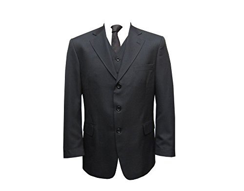 MMUGA Herren Anzugjacke Sakko Schwarz 46 von MMUGA