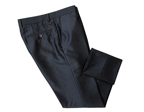 MMUGA Herren Hose Seiden matt Festlich Dunkelblau 50 von MMUGA