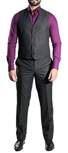 MMUGA Herrenweste für Business-Freizeit Anthrazit 30 von MMUGA