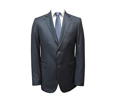 MMUGA Slim-fit Herren Anzug 2 teilig Dunkelgrau 46 von MMUGA