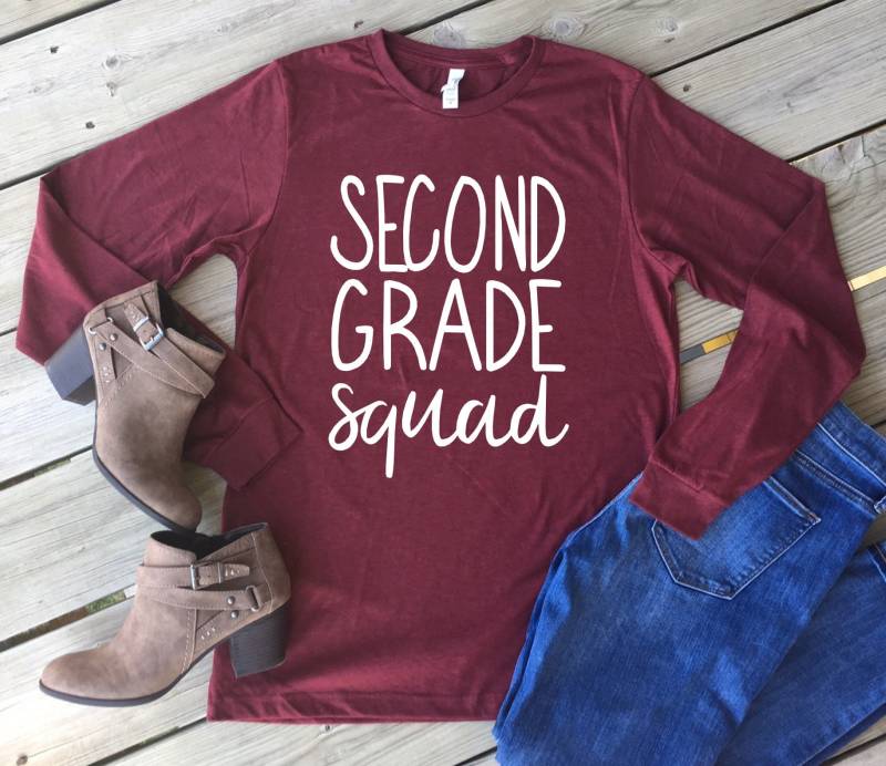Lehrer Kader Langarm Shirt/Bella Canvas T-Shirt Jede Klasse Oder Jedes Fach Benutzerdefinierte Farben Unisex Größe Gruppe Der Zweiten Lehrer Kader Langarm Shirt/Bella Canvas T-Shirt Jede Klasse Oder Jedes Fach Benutzerdefinierte Farben Unisex Größe Gruppe Der Zweiten von MMZdesign