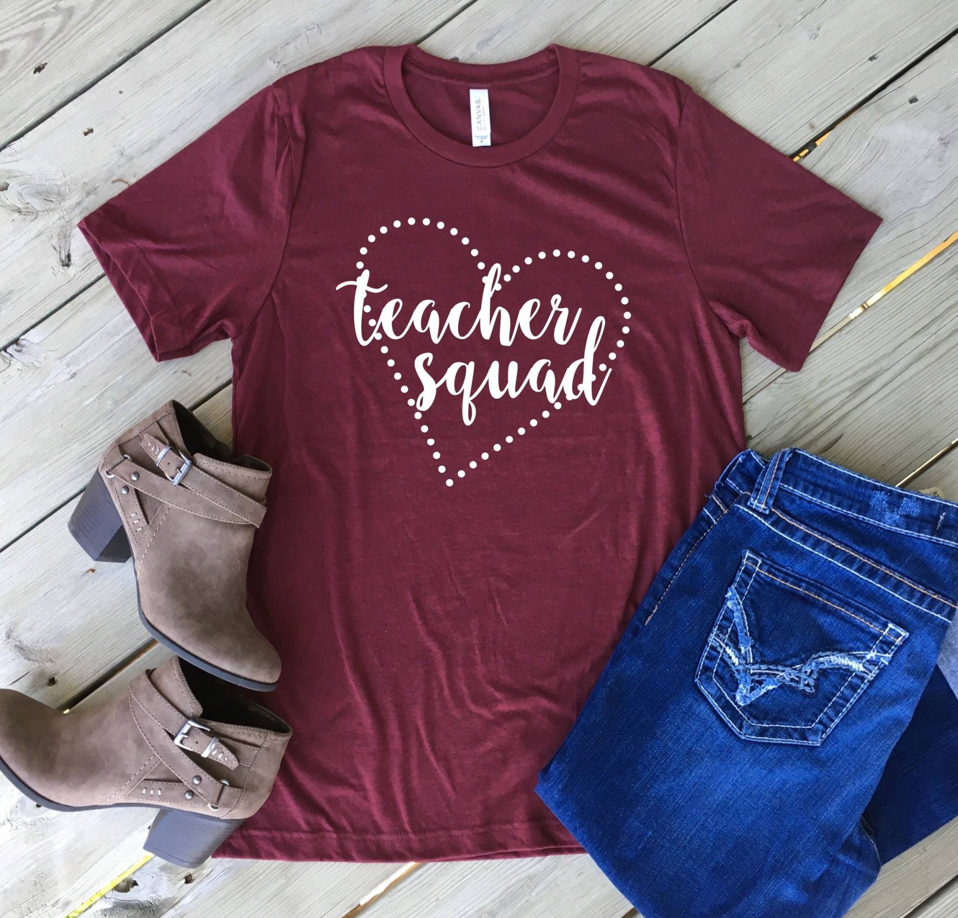 Lehrerkader Shirt, Team Shirts, First Day Of School Back To Schulfarben, Bella Canvas Lehrerkader Shirt, Team Shirts, First Day Of School Back To Schulfarben, Bella Canvas von MMZdesign