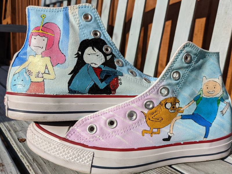 Adventure Time Sneakers Adventure Time Sneakers von MMayorArt