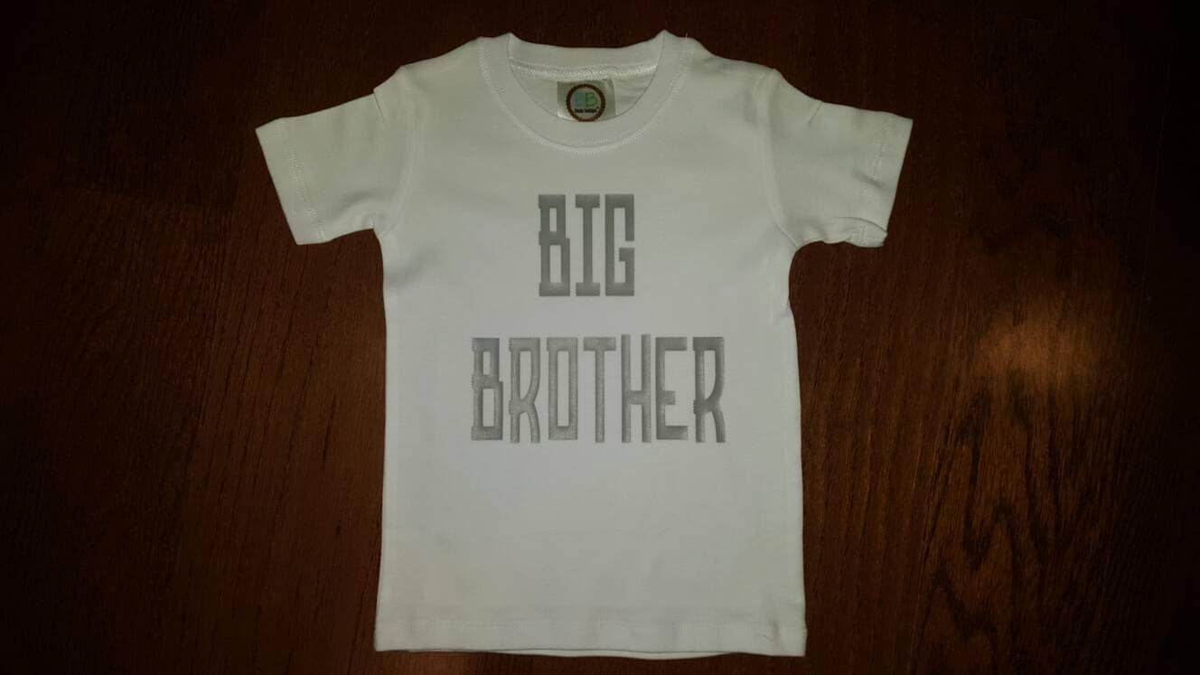 Big Brother Shirt Oder Body, Grau Baby Boy Shirt, Gehen Nach Hause Outfit, Dusche Geschenk, Schwangerschaft Ankündigung Big Brother Shirt Oder Body, Grau Baby Boy Shirt, Gehen Nach Hause Outfit, Dusche Geschenk, Schwangerschaft Ankündigung von MMsBling