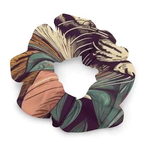 MNBVKL Haarbänder, Motiv: tropischer Tiger, vielseitige Haarbänder, langlebige Haarbänder, universelle Haarbänder von MNBVKL