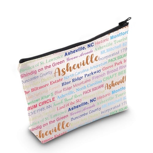 Asheville Make-up-Tasche Asheville Reisegeschenk Asheville Geschenk für sie Umzug nach Asheville Geschenk, Asheville, Medium von MNIGIU