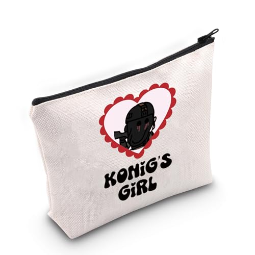 COD-Videospiel-inspiriertes Geschenk König Fans Geschenk König Mädchen Make-up Reißverschlusstasche für COD-Gamer, K G, Medium von MNIGIU