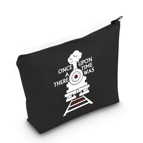 Hade-stown Broadway Musikalisch inspiriertes Geschenk, Hade-stown Make-up-Tasche mit Reißverschluss für Hade-stown Theater-Fans, Schwarze Tasche für Eisenbahn von MNIGIU