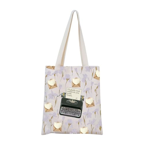 MNIGIU Divine Rivals Book Inspired Gift Read Whatever You Write Tote Bag Divine Rivals Merch For Reader, Read Whatever Tragetasche, Small MNIGIU Divine Rivals Book Inspired Gift Read Whatever You Write Tote Bag Divine Rivals Merch For Reader, Read Whatever Tragetasche, Small von MNIGIU