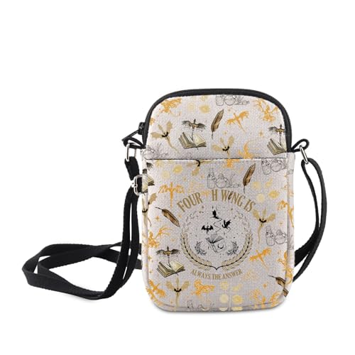 MNIGIU Fantasy Reader Geschenk F Wing Is Always The Answer Crossbody Bag Dragon Reader Purse Bag Book Nerd Merch, F Wing is Always the Answer MNIGIU Fantasy Reader Geschenk F Wing Is Always The Answer Crossbody Bag Dragon Reader Purse Bag Book Nerd Merch, F Wing is Always the Answer von MNIGIU