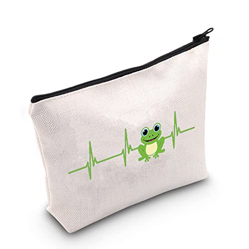 MNIGIU Frosch-Liebhaber, Geschenk, lustige Frosch-Tasche, Herzschlag, Frosch, Mädchen, Geschenk, Frosch, Geschenk, frosch von MNIGIU