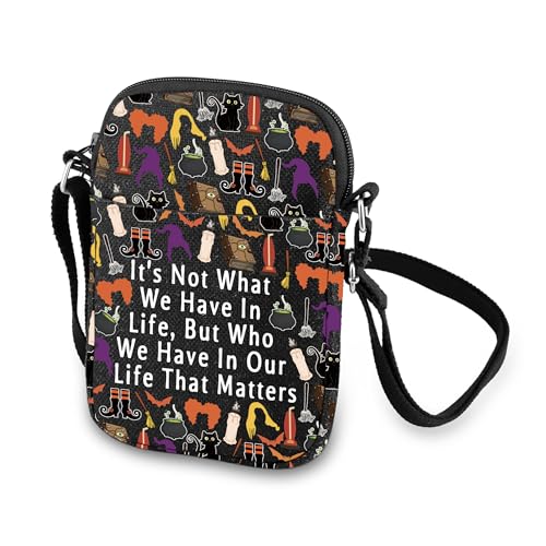 MNIGIU Hexe Gruselfilm-Geschenk It's Not What We Have In Life Hexe Sister Crossbody Bag Halloween Themed Messenger Bag, It's Not What We Have in Life Witch MNIGIU Hexe Gruselfilm-Geschenk It's Not What We Have In Life Hexe Sister Crossbody Bag Halloween Themed Messenger Bag, It's Not What We Have in Life Witch von MNIGIU