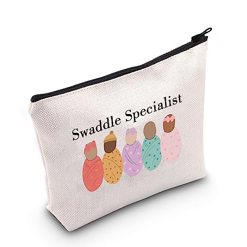 MNIGIU Lieferung Krankenschwester Geschenk Pflegekraft Geschenk Lustige Swaddle Spezialist Kosmetiktasche Arbeit Krankenschwester Geschenk NICU Krankenschwester Geschenk Postpartum Geschenk, Swaddle von MNIGIU