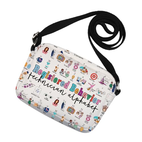 MNIGIU RBT Gift Registered Behavior Technician Alphabet Crossbody Bag for Behavior Therapeuten Behavior Analyst Aba Therapeuten, ABC MNIGIU RBT Gift Registered Behavior Technician Alphabet Crossbody Bag for Behavior Therapeuten Behavior Analyst Aba Therapeuten, ABC von MNIGIU
