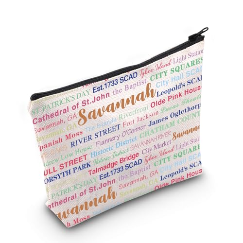 Savannah Make-up-Tasche, Savanne, Reisegeschenk, Savannah-Geschenk für sie, Umzug nach Savanne, Geschenk, Savannah, Medium von MNIGIU