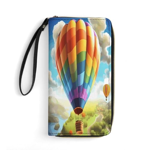 Geldbörse Heißluftballon schwimmend bedruckte Ledergeldbörsen Kartenhalter mit Handschlaufe geeignet für Männer und Frauen, Heißluftballon schwimmend, 19,8 x 10,4 x 2,5 cm, modern, Heißluftballon Geldbörse Heißluftballon schwimmend bedruckte Ledergeldbörsen Kartenhalter mit Handschlaufe geeignet für Männer und Frauen, Heißluftballon schwimmend, 19,8 x 10,4 x 2,5 cm, modern, Heißluftballon von MNKTC