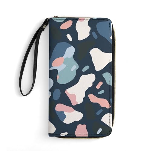 Geldbörse Hellblau Elements Bedruckte Leder Geldbörsen Kartenhalter mit Handschlaufe Geeignet für Männer und Frauen, Hellblaue Elemente, 19,8 x 10,4 x 2,5 cm, Modern, Hellblaue Elemente, 7.8 x 4.1 x 1 Geldbörse Hellblau Elements Bedruckte Leder Geldbörsen Kartenhalter mit Handschlaufe Geeignet für Männer und Frauen, Hellblaue Elemente, 19,8 x 10,4 x 2,5 cm, Modern, Hellblaue Elemente, 7.8 x 4.1 x 1 von MNKTC