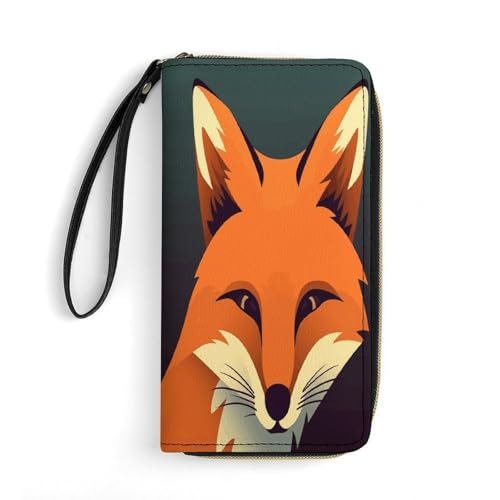 Wallet A Fox Image Printed Leather Wallets Card Holder With Wrist Strap Suitable for Both Men And Women, A Fox Image, 19.8 x 10.4 x 2.5 cm, Modern, Ein Fuchsbild, 7.8 x 4.1 x 1 inches, Modern Wallet A Fox Image Printed Leather Wallets Card Holder With Wrist Strap Suitable for Both Men And Women, A Fox Image, 19.8 x 10.4 x 2.5 cm, Modern, Ein Fuchsbild, 7.8 x 4.1 x 1 inches, Modern von MNKTC