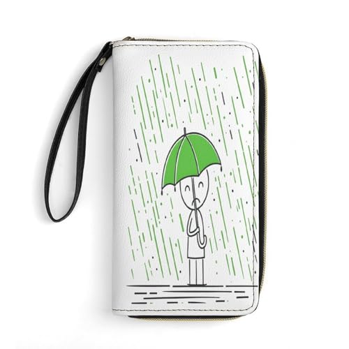 Wallet Cartoon Simple Strokes Printed Leather Wallets Card Holder With Wrist Strap Suitable for Both Men And Women, Cartoon Simple Strokes, 19.8 x 10.4 x 2.5 cm, Modern, Cartoon Simple Strokes, 7.8 x Wallet Cartoon Simple Strokes Printed Leather Wallets Card Holder With Wrist Strap Suitable for Both Men And Women, Cartoon Simple Strokes, 19.8 x 10.4 x 2.5 cm, Modern, Cartoon Simple Strokes, 7.8 x von MNKTC