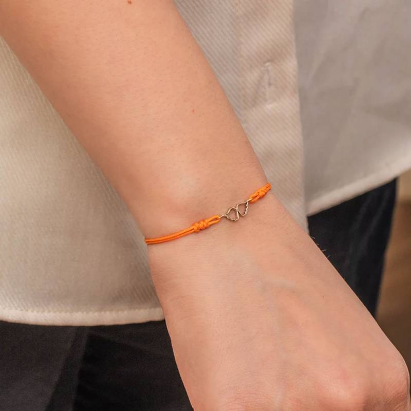 Wunsch Armband in 14K 18K Echtgold, Doppel Engel Flügel String Armband, Minimalist Schutzengel Kinder Schmuck von MNMLChicStyl