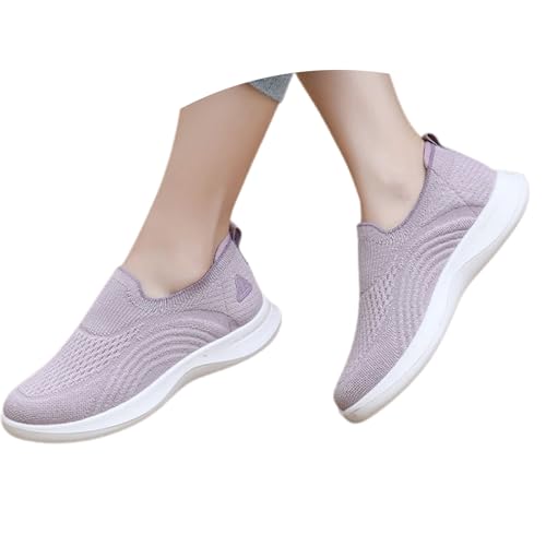 MNRIUOCII Sneaker Damen Slip on Sommerschuhe Leicht OrthopäDische Schuhe Bequeme Turnshcuhe Schlupfschuhe Walkingschuhe Breite Fuß Outdoor Sportschuhe Laufschuhe Freizeitschuhe von MNRIUOCII