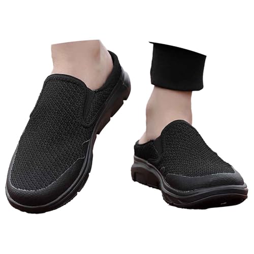 MNRIUOCII Sommer Sneaker Damen Leicht Atmungsaktive Mesh Schlupfschuhe Als Halbschuhe Sportliche Freizeitschuhe für Jogging und Täglichen Gebrauch mit Hohem Sportschuhe Laufschuhe von MNRIUOCII