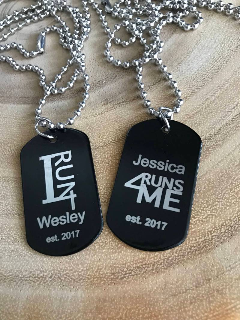 Hundemarke Mit Kette Set Hundemarke Mit Kette Set von MNSEngraving