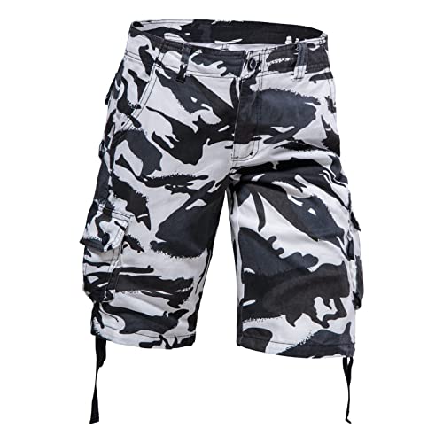 MNSWR Herren Kurze Hosen Herren Cargo Shorts Kurze Jeans Herren Bequeme Baumwolle Sportshorts Herren Laufhose Kurz Kurze Jogginghose Herren-Badehosen von MNSWR