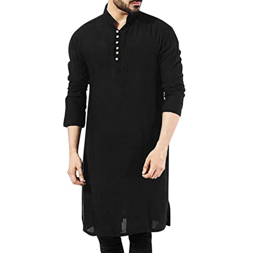 MNSWR Herren Muslim Kleidung Saudi-arabien Kleid Gebetskleidung Für Männer Colorful Outdoor Herren Abaya Muslimische Kleider Marokkanische Afghanische Arabische Kleidung Herren Dubai Rob von MNSWR