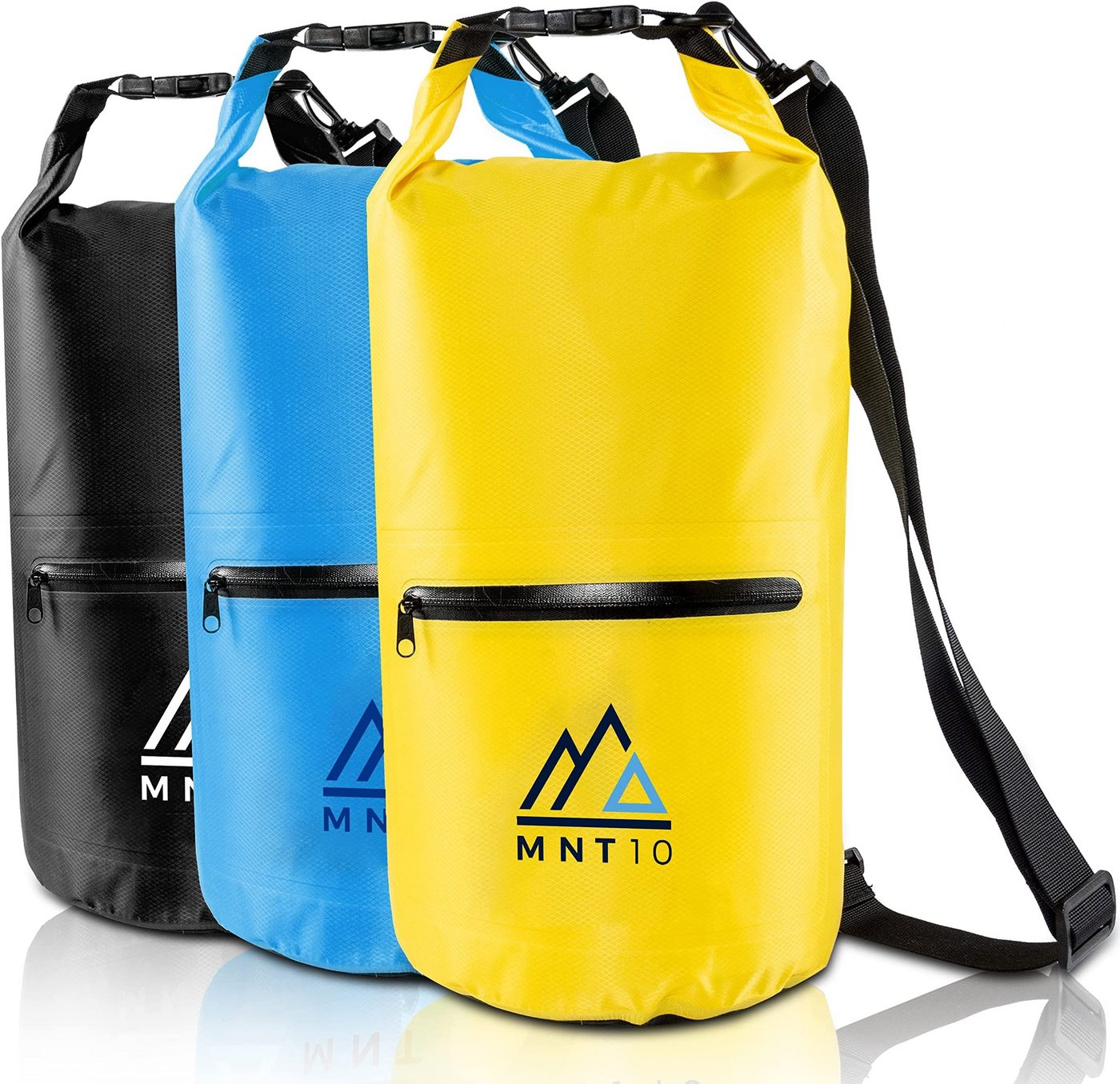 MNT10 Taschenorganizer Dry Bag Packsack wasserdicht mit Tragegurt I Dry Bags Waterproof, Wasserfeste Tasche für Reisen, Outdoor und Camping I Seesack robust von MNT10