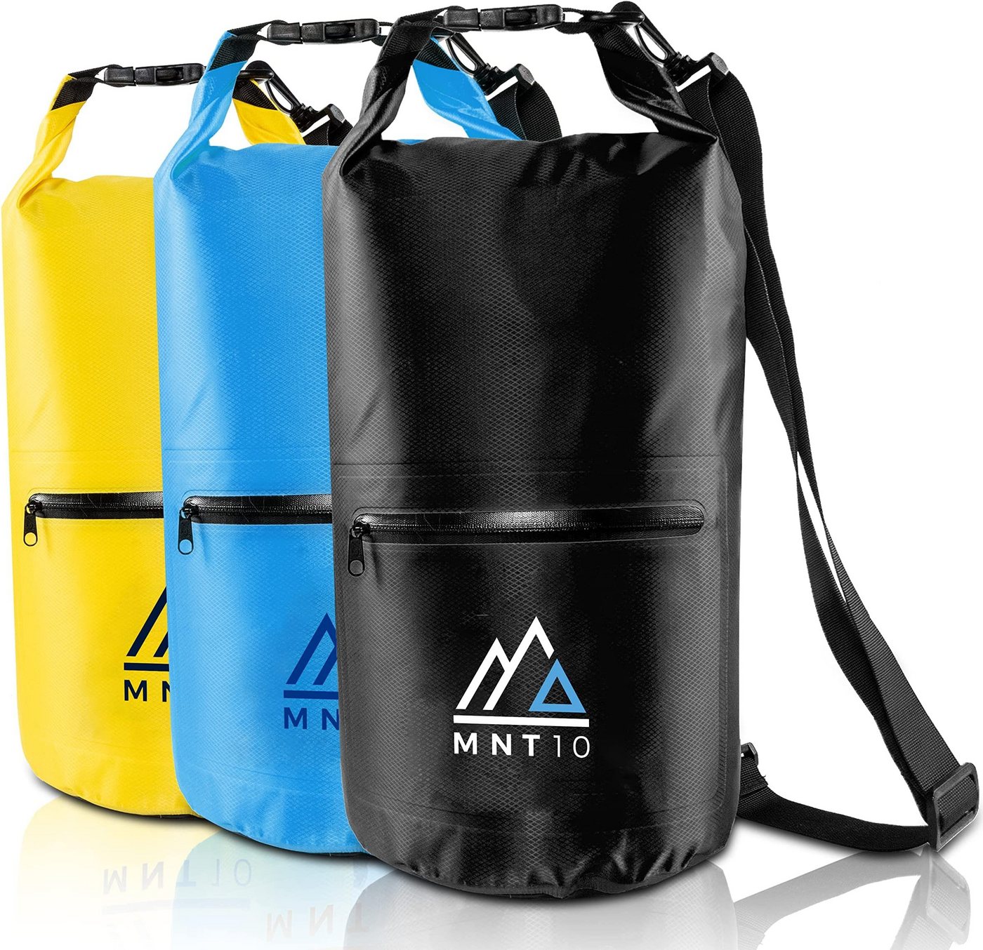MNT10 Taschenorganizer Dry Bag Packsack wasserdicht mit Tragegurt I Dry Bags Waterproof, Wasserfeste Tasche für Reisen, Outdoor und Camping I Seesack robust von MNT10