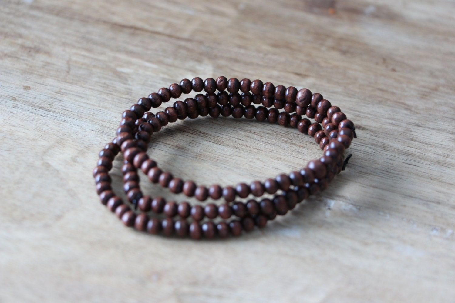 Herren Braun Perlen Armband 3Er Pack von MNTNwear