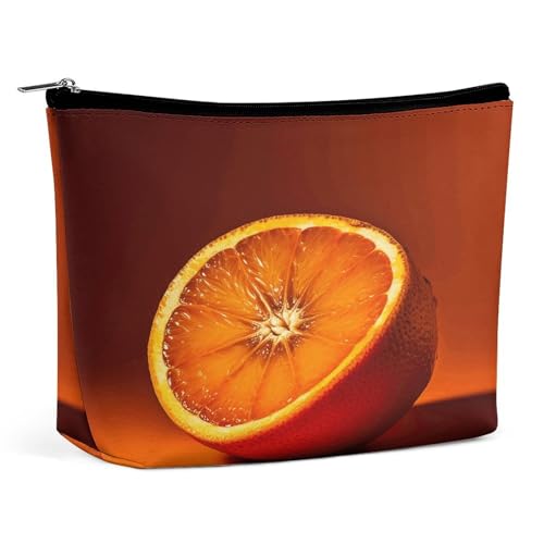 MNVTSKOP Half An Orange Kosmetiktasche Große Kapazität Reise Make-up Tasche Trendy Tragbare Kulturbeutel für Frauen MNVTSKOP Half An Orange Kosmetiktasche Große Kapazität Reise Make-up Tasche Trendy Tragbare Kulturbeutel für Frauen von MNVTSKOP