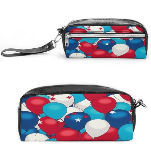 MNVTSKOP Make-up-Tasche mit Ballonmuster, klein, Kosmetiktasche, tragbar, Schreibwaren-Organizer für Frauen, Lehrer von MNVTSKOP