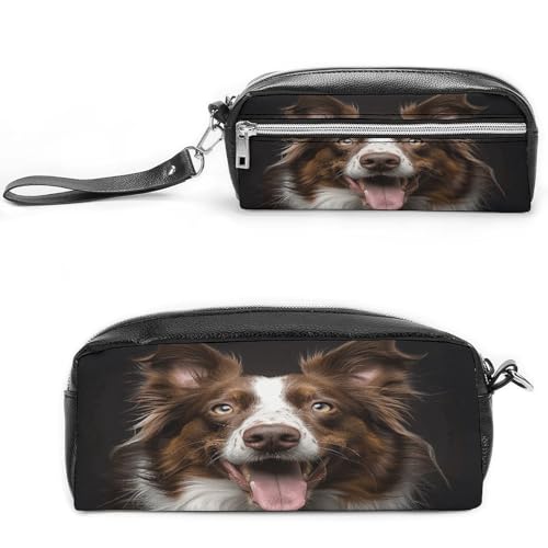 MNVTSKOP Make-up-Tasche mit ausgestreckter Zunge und Hund, klein, Kosmetiktasche, Reiseetui, tragbarer Schreibwaren-Organizer für Frauen, Lehrer MNVTSKOP Make-up-Tasche mit ausgestreckter Zunge und Hund, klein, Kosmetiktasche, Reiseetui, tragbarer Schreibwaren-Organizer für Frauen, Lehrer von MNVTSKOP