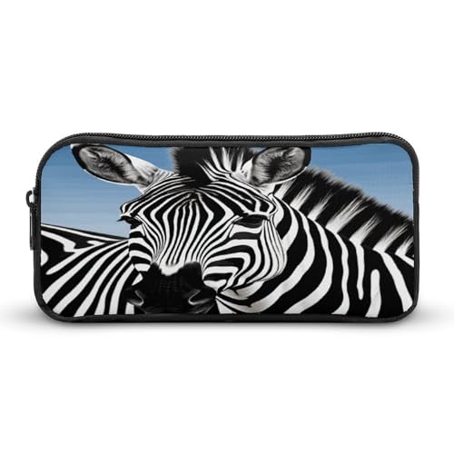 MNVTSKOP Zebra Federmäppchen, großes Fassungsvermögen, Federmäppchen, Büro-Federmäppchen für Männer und Frauen, Schreibtisch-Organizer MNVTSKOP Zebra Federmäppchen, großes Fassungsvermögen, Federmäppchen, Büro-Federmäppchen für Männer und Frauen, Schreibtisch-Organizer von MNVTSKOP