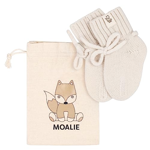 MOALIE® Merino Wollsocken Baby - Baby Socken 0-6 Monate. dicke Wintersocken Baby - Merino Socken Baby Geschenk Mädchen und Junge zur Geburt - Wollsocken Kinder für Winter. von MOALIE