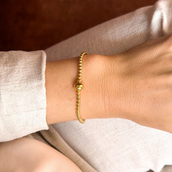 MOANINA Armband Adda - 925 Silber/18k Gold Vermeil von MOANINA