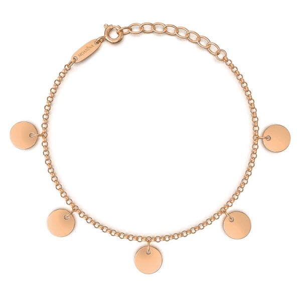 MOANINA Armband Glow Mini Coins - 925 Silber/18k Gold Vermeil von MOANINA