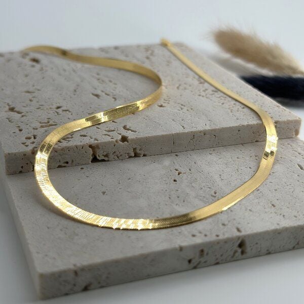 MOANINA Kette Sassari - 925 Silber/18k Gold Vermeil von MOANINA