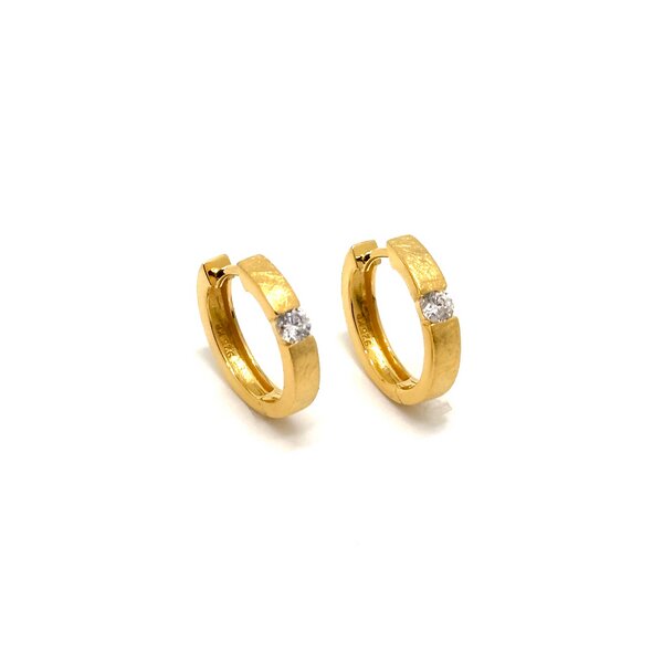 MOANINA Ohrringe Loano Hoops - 925 Silber/18k Gold Vermeil von MOANINA