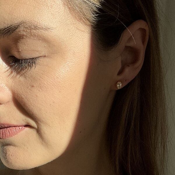 MOANINA Ohrringe Milano - 925 Silber/18k Gold Vermeil von MOANINA