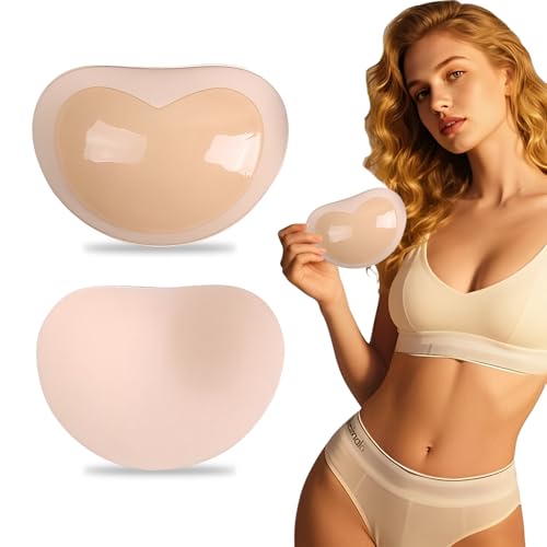 Klebe Push Up Pads, Wiederverwendbar & Waschbar Pads, BH Pads Selbstklebende, Ultra-Sofortige Hebung Für Sport-Badeanzüge, Kleid, A-C Cup von MOAZIFI