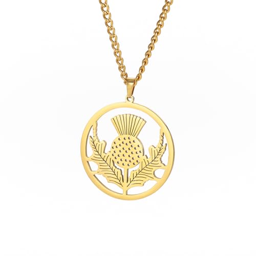 Halskette Design-Pflanzenring-Anhänger, personalisierte einfache Halskette für Männer und Frauen Party Geschenk von MOBSAN