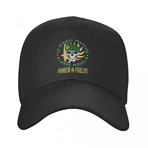 Klassisch Basecap Fremdenlegion Bedruckte Baseballmütze Fremdenlegion Baseballmütze Frauen Männer verstellbar Unisex Französisch Armee Frankreich Militär Papa Hut Snapback Sommerhüte Geschenk von MOBSAN