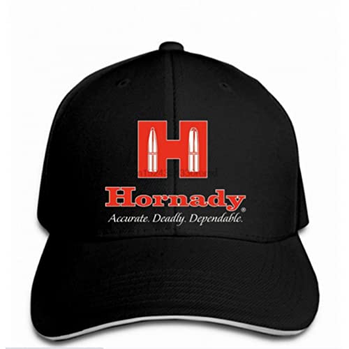 Klassisch Basecap Herren Outdoor Caps Hip Hop Baseball Caps Lustige Herren Hut Hornady Acurate Deadly Zuverlässige Cap Mode Hip Hop Liebhaber lustige Outdoor-Sportarten Sonnenhut Geschenk von MOBSAN